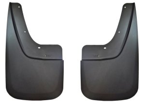 GMC Sierra 1500 Mud Guards - Rear - Husky Liners - Custom - Black - 2014